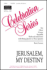 Jerusalem My Destiny SATB choral sheet music cover